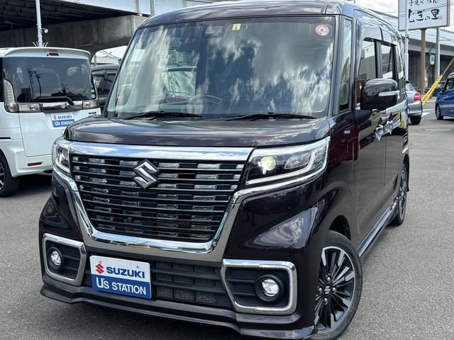 スペーシア　カスタム　４ＷＤ　ハイブリッドＸＳ　４ＷＤ　☆全方位モニタ