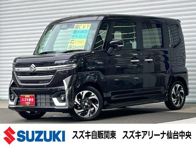スペーシア　カスタム　４ＷＤ　ＨＹＢＲＩＤ　ＸＳターボ【４ＷＤ】両側パ
