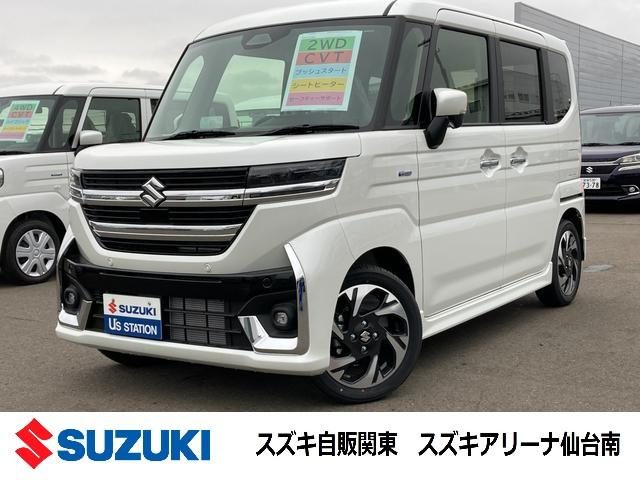 スペーシア　カスタム　カスタム　ＨＹＢＲＩＤ　ＸＳ　電動パーキ