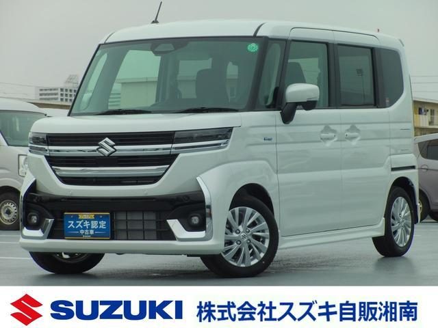スペーシア　カスタム　カスタム　ＨＹＢＲＩＤ　ＧＳ　全方位モニ