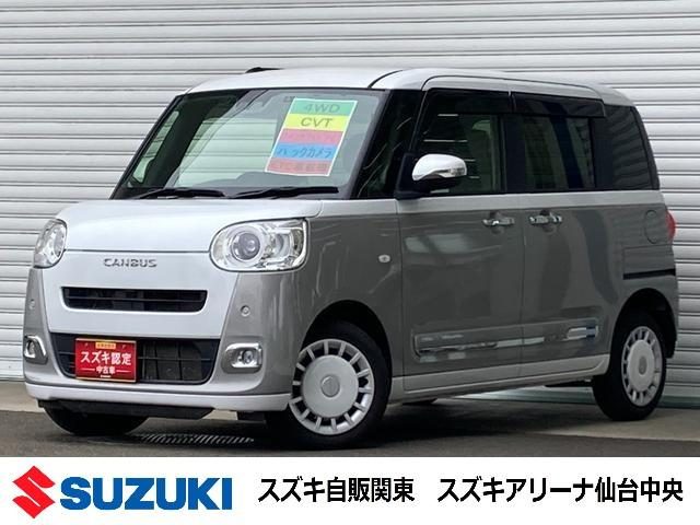ムーヴ　キャンバス　４ＷＤ　ストライプスＧターボ　４ＷＤ　ナビ　ドラ