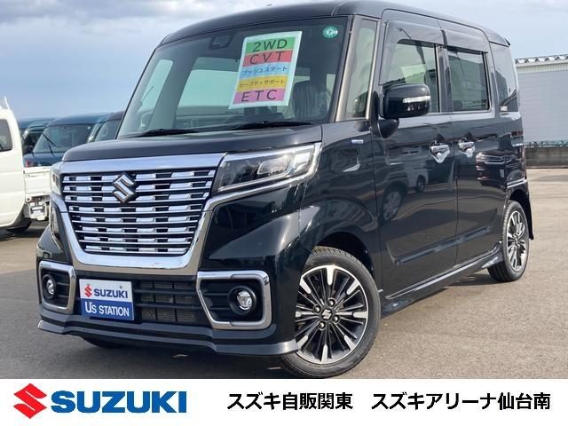 スペーシア　カスタム　カスタム　ＨＹＢＲＩＤ　ＸＳ　ナビ・ＥＴ
