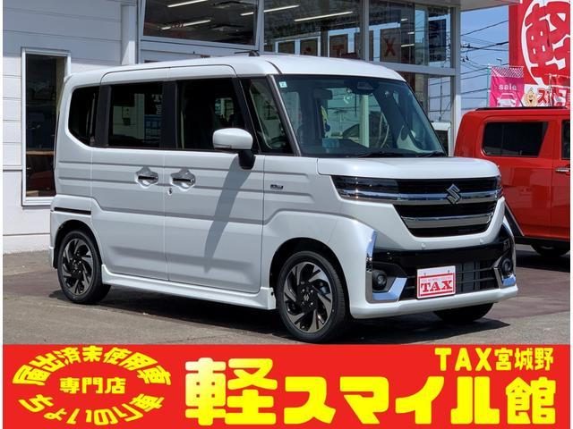 スペーシア　カスタム　ハイブリッドＸＳ　／届出済未使用車／衝突