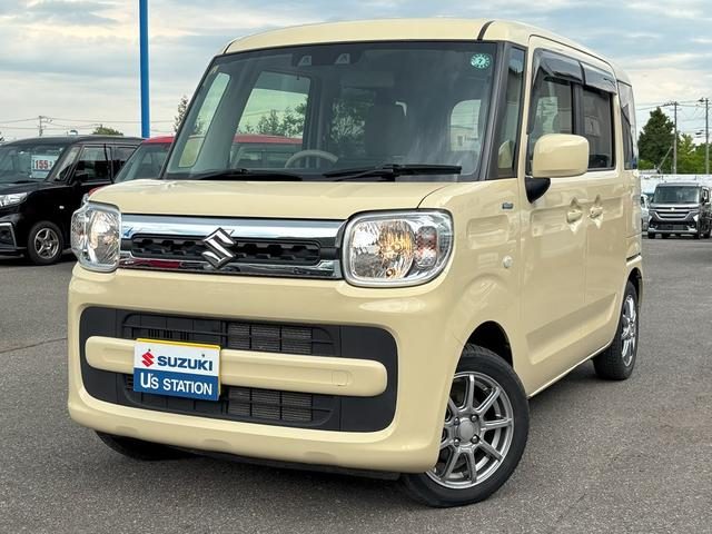 スペーシア　４ＷＤ　ハイブリッドＸ　４ＷＤ　☆純正ワイドナビ