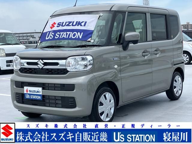 スペーシア　ＨＹＢＲＩＤ　Ｘ　ＯＫ保証Ｐ／サポカー／