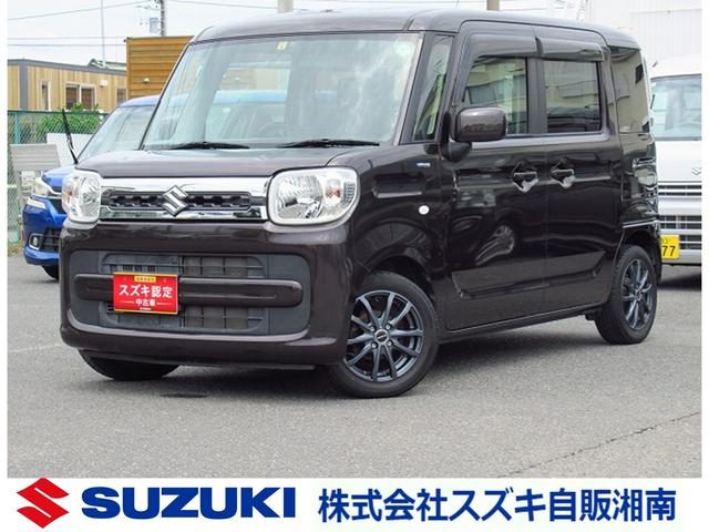 スペーシア　ＨＹＢＲＩＤ　Ｘ　バックモニタ付Ｍナビ　