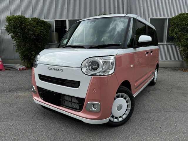 ムーヴ　キャンバス　６６０　ストライプス　Ｇ　両側パワースラ