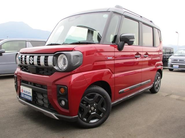 スペーシア　ギア　４ＷＤ　ギアＨＹＢＲＩＤＸＺターボ４ＷＤ　前後被
