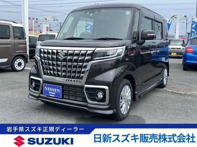 スペーシア　カスタム　４ＷＤ　ＨＹＢＲＩＤ　ＧＳ　４ＷＤ　フルセグナビ