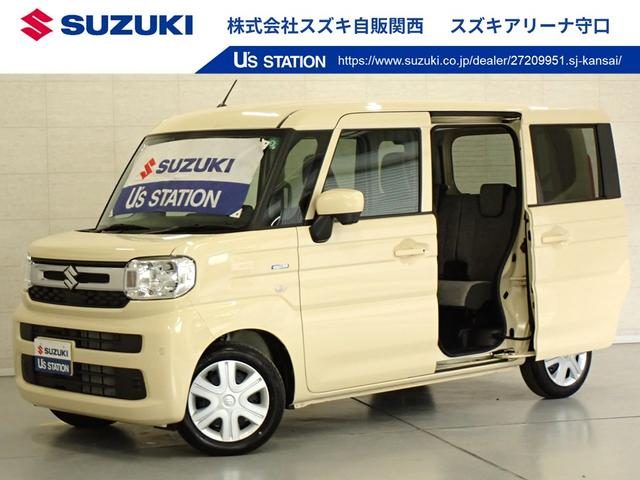 スペーシア　ＨＹＢＲＩＤ　Ｇ　全方位モニター付ナビ　