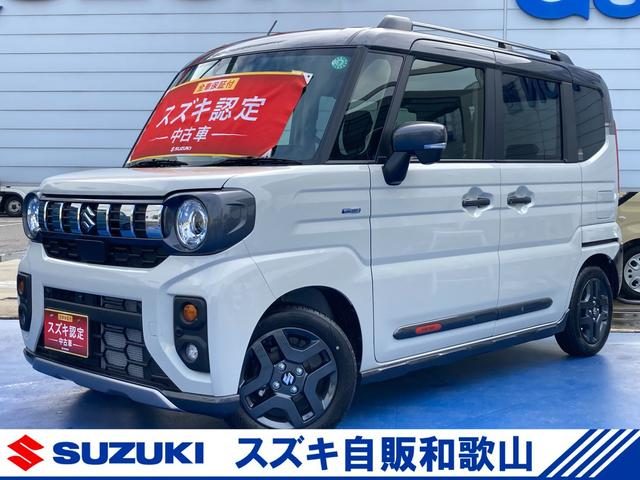 スペーシア　ギア　ハイブリッドＸＺ　　デモカー使用車　全方