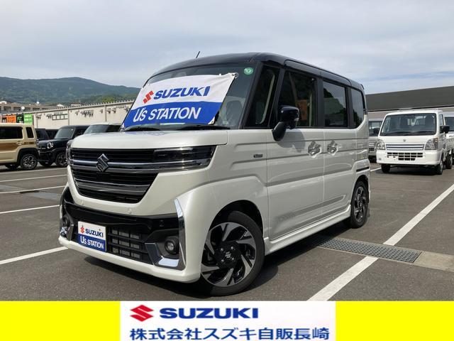スペーシア　カスタム　カスタム　ＨＹＢＲＩＤ　ＸＳターボ　両側