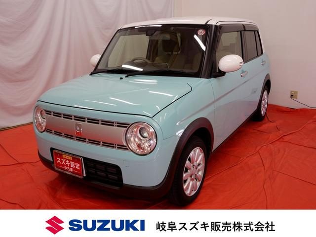 アルト　ラパン　４ＷＤ　Ｘ屋根白ツートン４ＷＤＲＢＳ社外ナビＢカ