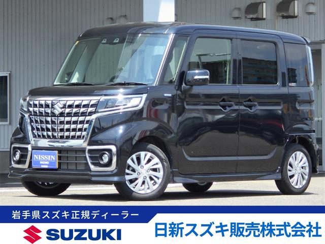 スペーシア　カスタム　４ＷＤ　カスタム　ＨＹＢＲＩＤ　ＧＳ　４ＷＤ　左