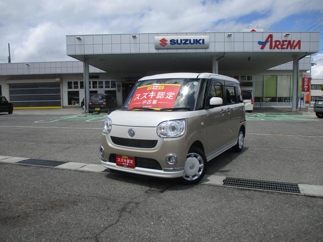 ムーヴ　キャンバス　４ＷＤ　ＧメイクアップＳＡ３　４ＷＤ　ナビ　バッ
