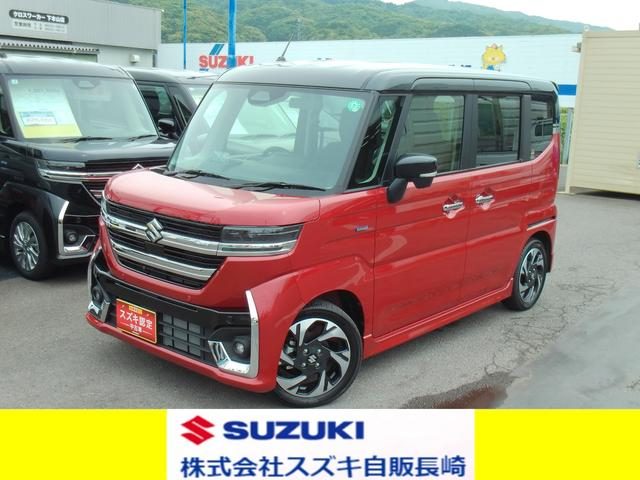 スペーシア　カスタム　カスタム　ＨＹＢＲＩＤ　ＸＳターボ　ナビ