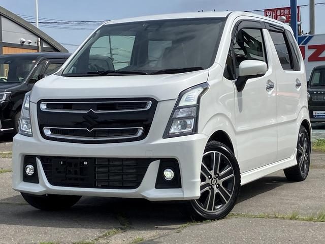 ワゴンＲ　スティングレー　４ＷＤ　ハイブリッドＴ　４ＷＤ　☆純正ナビ＆バッ