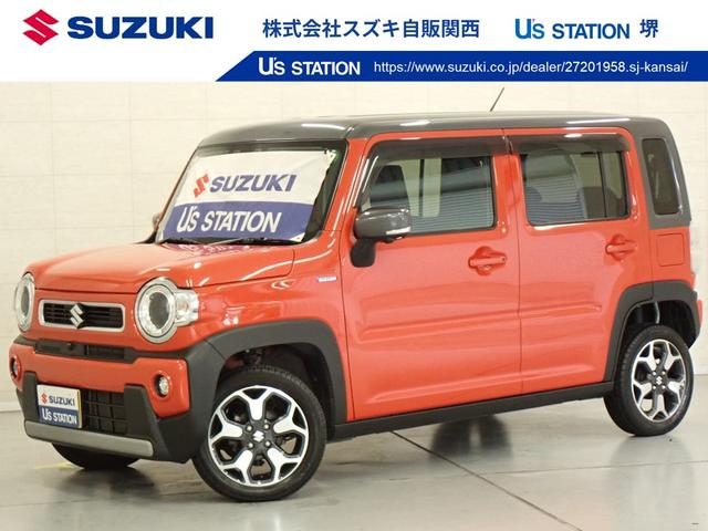 ハスラー　ＨＹＢＲＩＤ　Ｘ　全方位モニター付メモリ