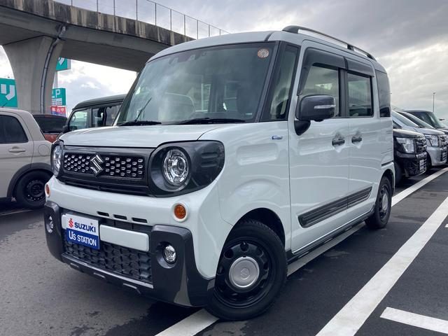 スペーシア　ギア　４ＷＤ　ＨＹＢＲＩＤ　ＸＺターボ　全方位モニター