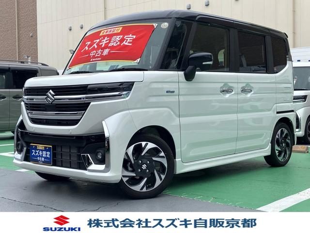 スペーシア　カスタム　カスタム　ＨＹＢＲＩＤ　ＸＳ　純正ナビ　