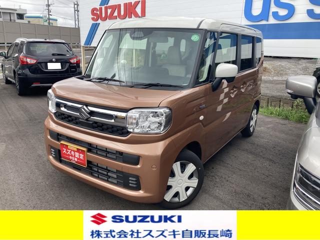スペーシア　ＨＹＢＲＩＤ　Ｘ　両側電動スライドドア　