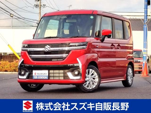 スペーシア　カスタム　カスタム　ＨＹＢＲＩＤ　ＧＳ　走行５ｋｍ
