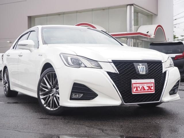 クラウン　セダン　ハイブリッド　アスリートＳ　禁煙車　メーカーナビ　バッ