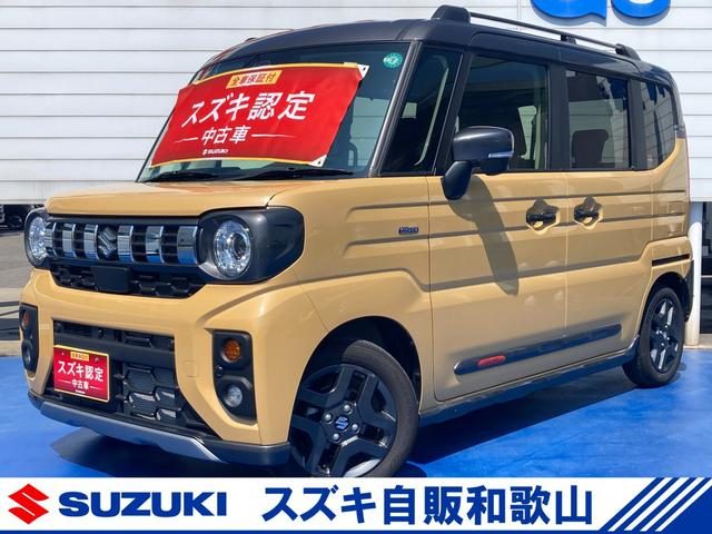 スペーシア　ギア　ハイブリッドＸＺ　　デモカー使用車　全方