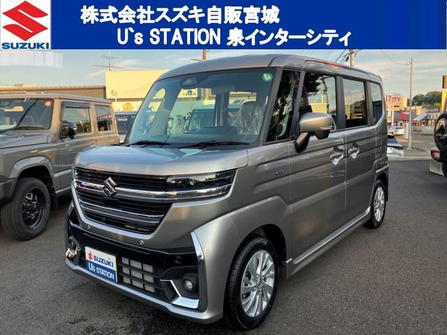 スペーシア　カスタム　カスタム　ＨＹＢＲＩＤ　ＧＳ　２ＷＤ　純