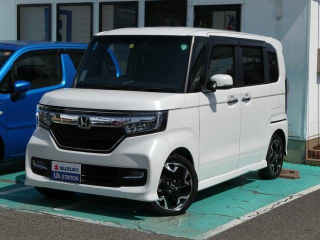 Ｎ　ＢＯＸ　カスタム　Ｇ・Ｌターボホンダセンシング　ナビ　ＥＴ