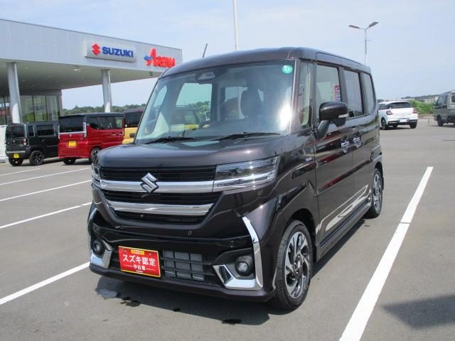 スペーシア　カスタム　カスタム　ＨＹＢＲＩＤ　ＸＳターボ　スズ