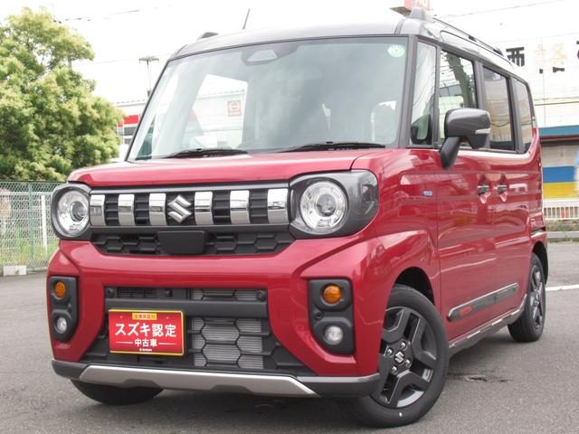スペーシア　ギア　ギア　ＨＹＢＲＩＤ　ＸＺ　元社用車　全方