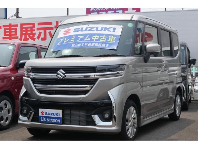 スペーシア　カスタム　カスタム　ＨＹＢＲＩＤ　ＧＳ　ナビ　全方