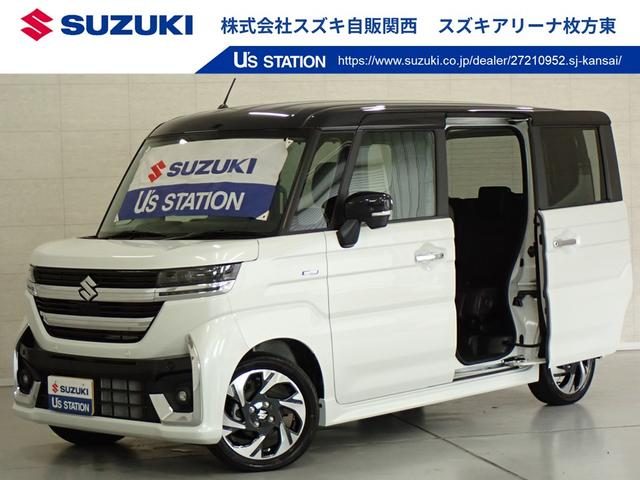 スペーシア　カスタム　４ＷＤ　カスタム　ＨＹＢＲＩＤ　ＸＳ　フルタイム