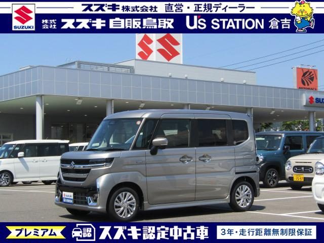 スペーシア　カスタム　カスタム　ＨＹＢＲＩＤ　ＧＳ　片側電動ス