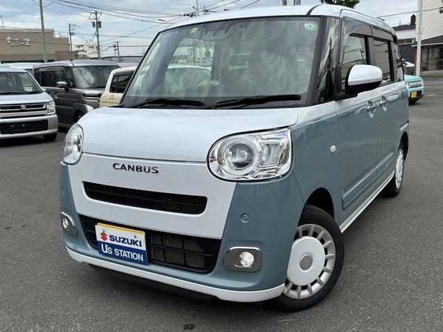 ムーヴ　キャンバス　４ＷＤ　４ＷＤ　ストライプスＧ　☆ナビ・バックカ