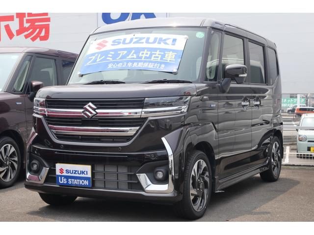 スペーシア　カスタム　カスタム　ＨＹＢＲＩＤ　ＸＳターボ　ナビ