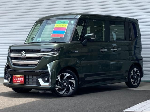 スペーシア　カスタム　カスタムＨＹＢＲＩＤ　ＸＳターボ　全方位