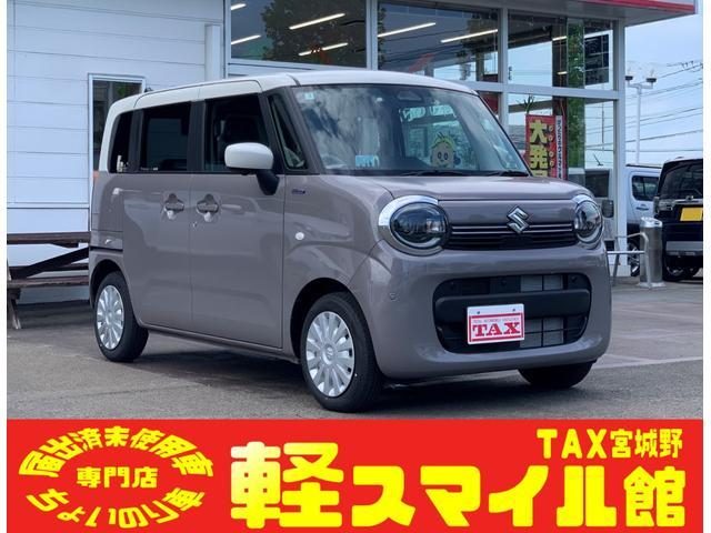 ワゴンＲ　スマイル　ハイブリッドＳ　純正９インチ全方位カメラ