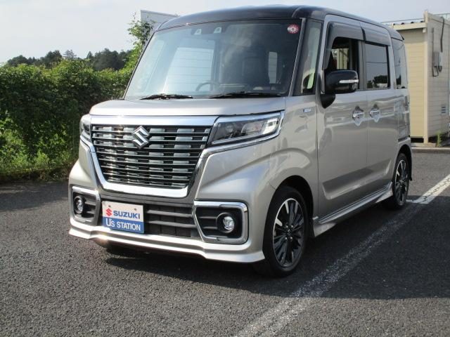 スペーシア　カスタム　カスタム　ＨＹＢＲＩＤ　ＸＳ　純正ナビ　