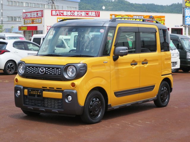 フレアワゴン　タフスタイル　４ＷＤ　ハイブリッド　ＸＴナビ　電動スライド