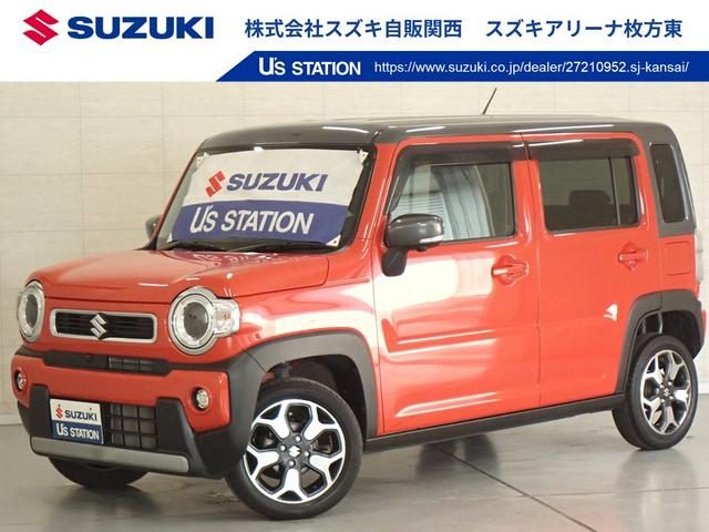 ハスラー　ＨＹＢＲＩＤ　Ｘ　全方位モニター付メモリ