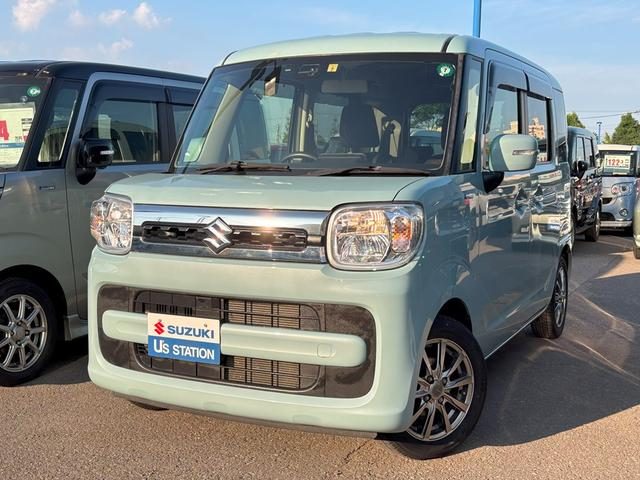 スペーシア　４ＷＤ　ハイブリッドＸ　４ＷＤ　☆純正ワイドナビ