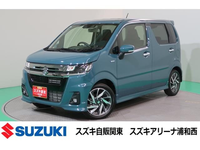 ワゴンＲ　カスタムＺ　ＨＹＢＲＩＤ　ＺＴ　４型　パドルシフト