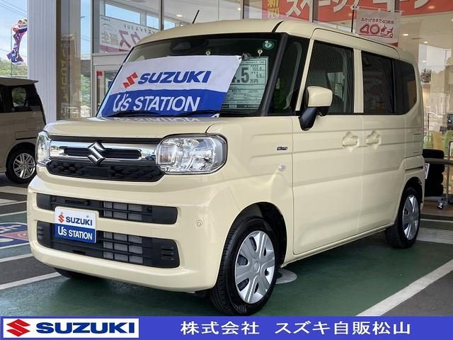 スペーシア　ＨＶ－Ｇ　弊社社用車ＵＰ♪　全方位モニタ