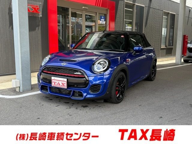 ミニクーパー　コンバーチブル　ジョン・クーパー・ワークス　純正ナビ　フ