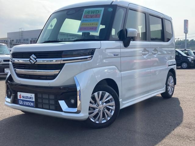 スペーシア　カスタム　４ＷＤ　カスタム　ＨＹＢＲＩＤ　ＧＳ　全方位モニ