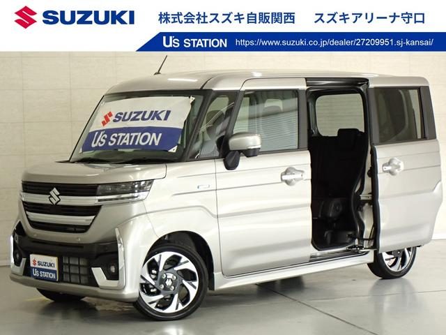 スペーシア　カスタム　４ＷＤ　カスタム　ＨＹＢＲＩＤ　ＸＳ　フルタイム