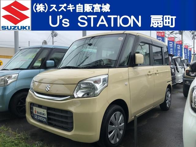 スペーシア　Ｘ　２型　７インチカーナビ　純正エンジン