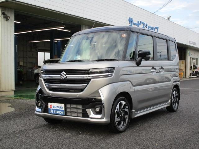 スペーシア　カスタム　カスタム　ＨＹＢＲＩＤ　ＸＳ　全方位モニ